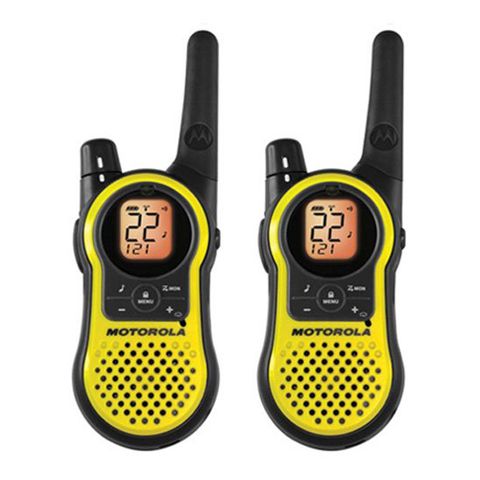 <p><strong data-redactor-tag="strong" data-verified="redactor"><i data-redactor-tag="i">$46 for the pair&nbsp;&nbsp;<a href="https://www.amazon.com/Motorola-MH230R-23-Mile-22-Channel-Two-Way/dp/B001UE6MIO/?tag=bp_links-20" data-tracking-id="recirc-text-link" target="_blank" class="slide-buy--button">BUY NOW</a></i></strong><br></p><p>When the world is ending and the power grids go down, your cell phone will be obsolete. Give one of these to your best friend across town, or one to your partner in case you get separated. Just make sure the rendezvous point hasn't been compromised.&nbsp;</p><p><strong data-redactor-tag="strong" data-verified="redactor">More:&nbsp;</strong><a href="http://www.bestproducts.com/fitness/equipment/g590/down-sleeping-bags-for-camping/" data-tracking-id="recirc-text-link" target="_blank">11 Down Sleeping Bags for Better Sleep Outdoors</a><span class="redactor-invisible-space" data-verified="redactor" data-redactor-tag="span" data-redactor-class="redactor-invisible-space"></span></p>