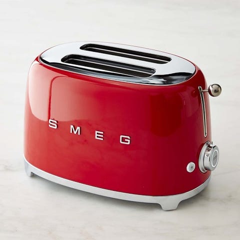 40. Jahrestag: Rubin - Modern Smeg 2-Scheiben-Toaster
