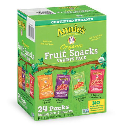 Annie's Organic Bunny Fruit Snacks Variety Pack