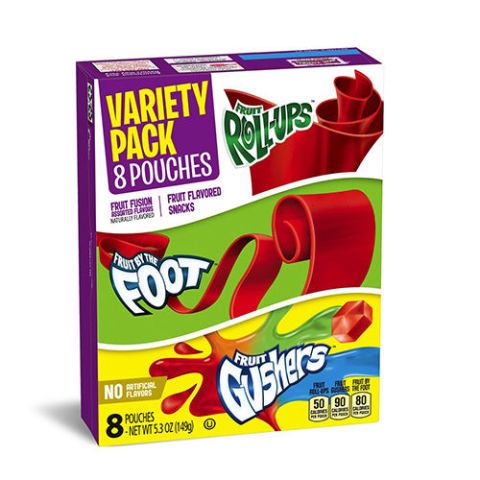 Betty Crocker Gushers, Fruit Roll-Ups, and Fruit by the Foot Variety Pack