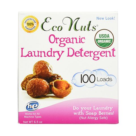 <p><strong data-redactor-tag="strong" data-verified="redactor"><em data-redactor-tag="em" data-verified="redactor">Econuts Laundry Detergent,&nbsp;$11</em></strong> <a href="https://www.amazon.com/Eco-Nuts-Organic-Laundry-Detergent/dp/B0037G39IO/?tag=bp_links-20" target="_blank" class="slide-buy--button" data-tracking-id="recirc-text-link">BUY NOW</a></p><p>Econuts, aka soap berries, produce a naturally occurring surfactant called saponin that&nbsp;can be used to&nbsp;clean laundry and soften clothing. They're all-natural and come in a recyclable container,&nbsp;eliminating&nbsp;the need to buy detergent with&nbsp;plastic packaging and harsh chemicals.&nbsp;</p>