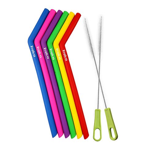 <p><strong data-redactor-tag="strong" data-verified="redactor"><em data-redactor-tag="em" data-verified="redactor">Tegion Silicone Straws, 6-Pack,&nbsp;$12</em></strong> <a href="https://www.amazon.com/Tegion-Reusable-Silicone-Smoothie-Tumblers/dp/B01MSX1Z2P/?tag=bp_links-20" target="_blank" class="slide-buy--button" data-tracking-id="recirc-text-link">BUY NOW</a></p><p>In the U.S. alone, we use over <a href="http://thelastplasticstraw.org/about-us/" target="_blank" data-tracking-id="recirc-text-link">500&nbsp;million</a>&nbsp;plastic&nbsp;straws PER DAY! That is an unfathomable amount of plastic waste, most of which ends up impacting marine life and polluting our oceans. You don't have to give up on straws completely&nbsp;— just buy yourself some reusable ones to keep at home and at work (we prefer the silicone kind to the metal or glass options out there).</p>