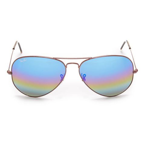 Ray-Ban Rainbow Mirrored Aviator Sunglasses