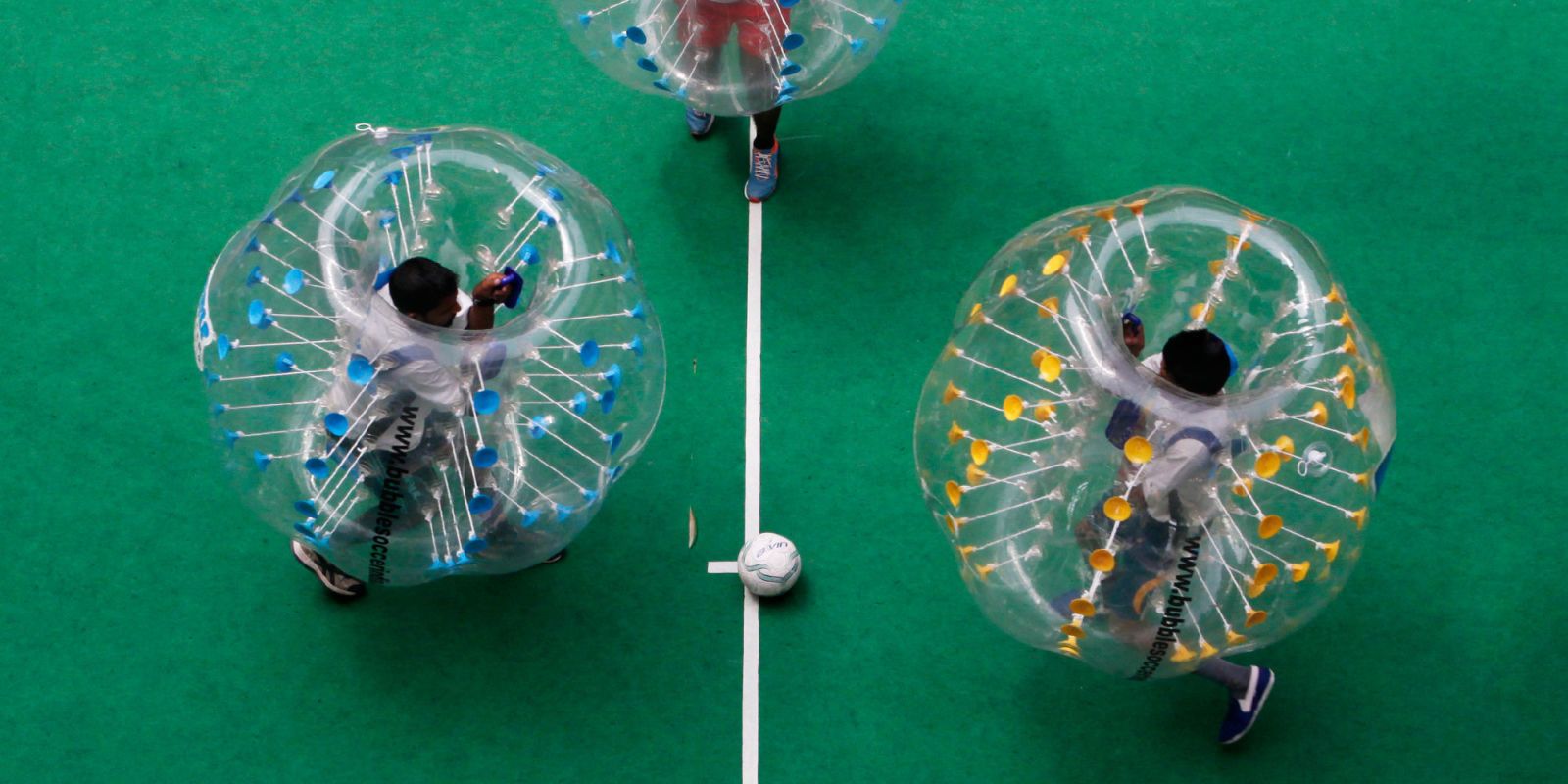 indoor bubble soccer