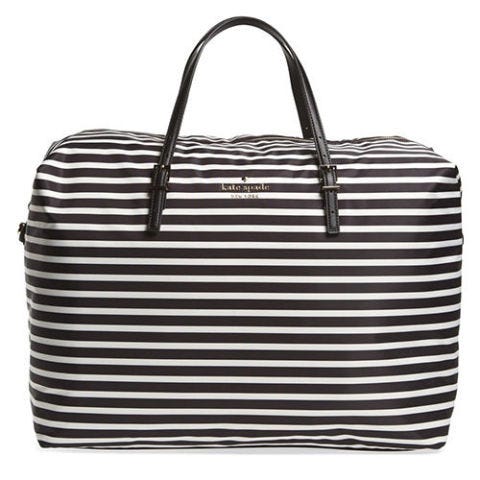image kate spade lyla striped weekender nylon bag