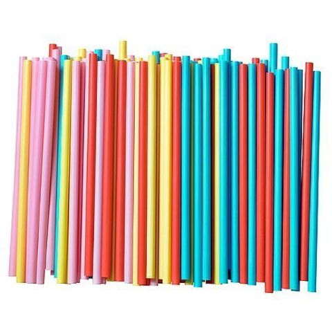 SIP n' JOY Assorted Colors Smoothie Straws