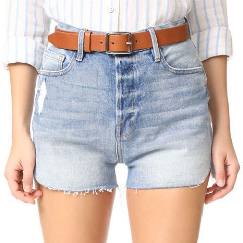 cute high waisted jean shorts