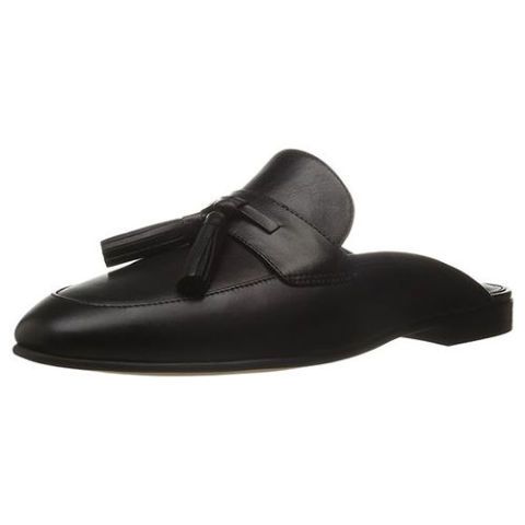 sam edelman black leather mules