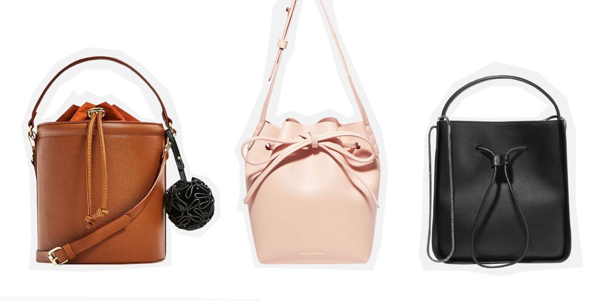 12 Best Bucket Bags for Fall 2018 - Drawstring and Leather Bucket Bags