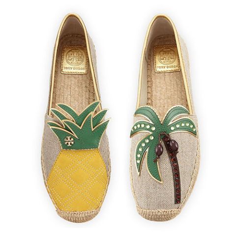 Tory burch 2025 pineapple espadrilles