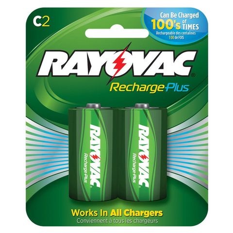 Rayovac Recharge PLUS C Batteries