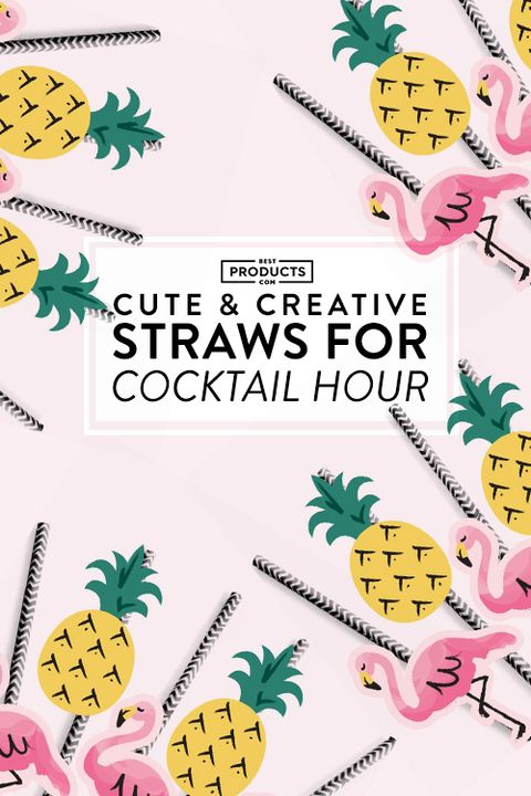 paper and plastic party straws