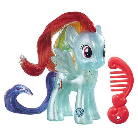 Play-Doh My Little Pony Rainbow Dash Style Salon Set with 6 Cans of Sparkle  Play-Doh 