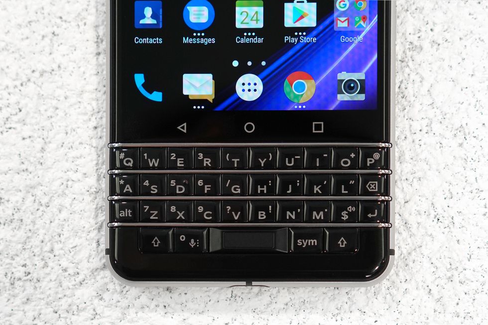BlackBerry KEYone keyboard