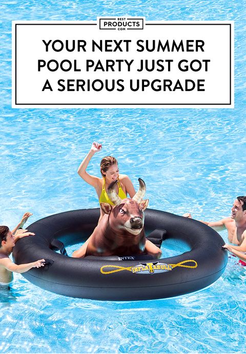 inflatable bull pool floats