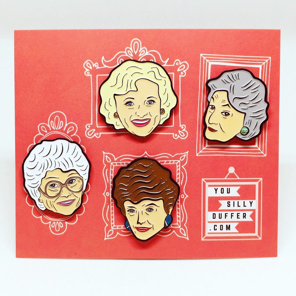 <p><strong data-redactor-tag="strong" data-verified="redactor"><em data-redactor-tag="em" data-verified="redactor">The Golden Girls Enamel Pin Pack</em></strong><br><strong data-redactor-tag="strong" data-verified="redactor"><em data-redactor-tag="em" data-verified="redactor">$36</em></strong> <a href="https://www.etsy.com/listing/485475820/back-in-stock-the-golden-girls-enamel?ref=shop_home_active_11" target="_blank" class="slide-buy--button" data-tracking-id="recirc-text-link">BUY NOW</a></p><p>The Golden Girls are the original definition of #squadgoals. So move over, T-Swift.<br></p>