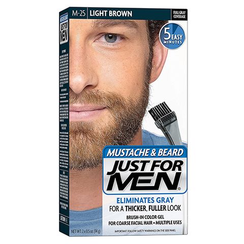 Just for Men Mustache and Beard Brush-In Color Gel