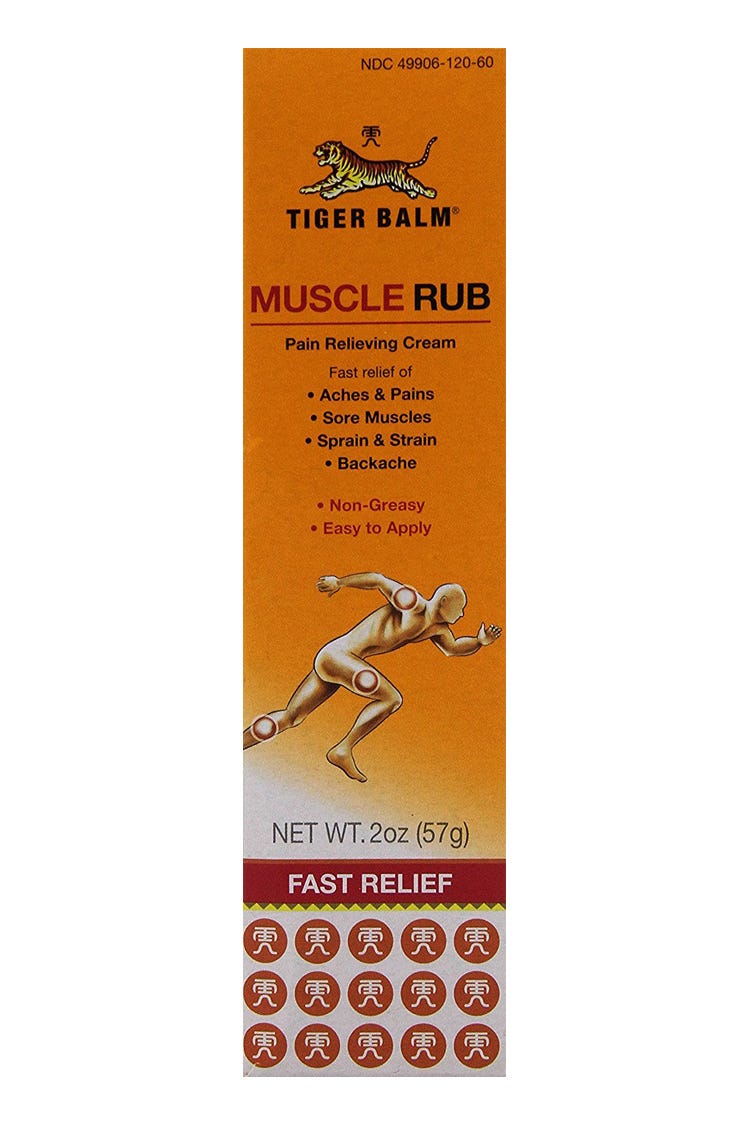 Tiger Balm Fast Relief Muscle Rub Topical Analgesic Cream