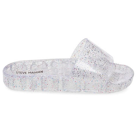 steve madden clear slides