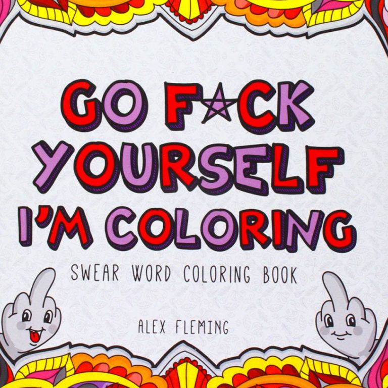 Swear Word Adult Color Book - Adult Coloring Book with Curse Words