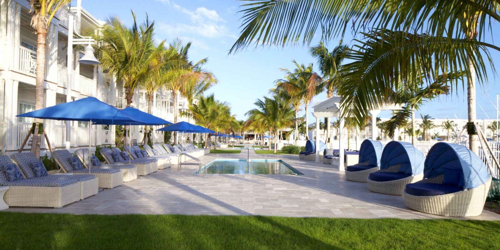 key west hotels with private beach