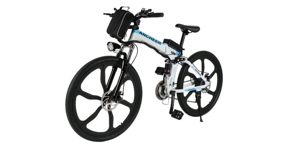 folding electric mountain bike