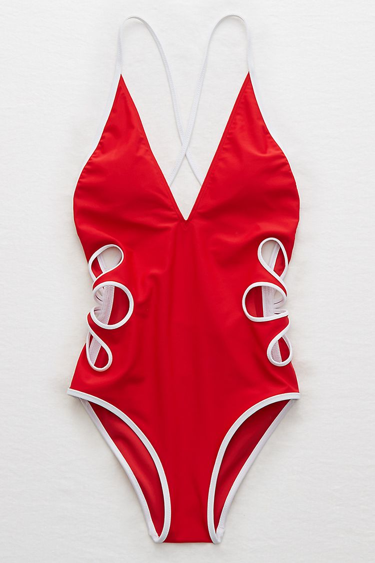 12 Best Red One Piece Swimsuits to Look Like a Baywatch Lifeguard in ...