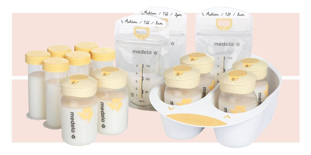 breast milk storage containers