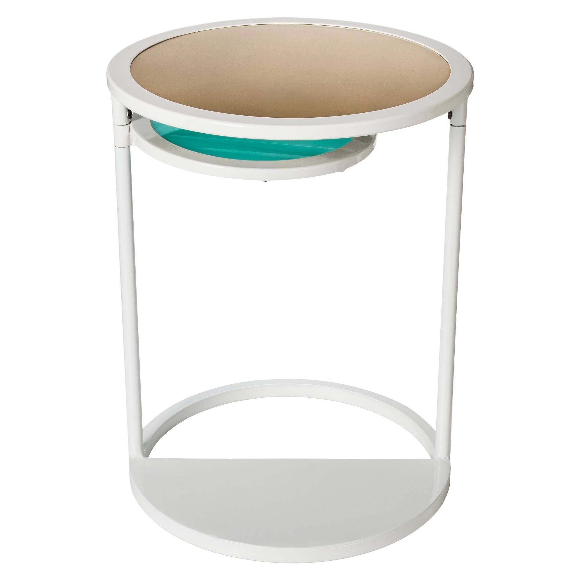 target side tables round