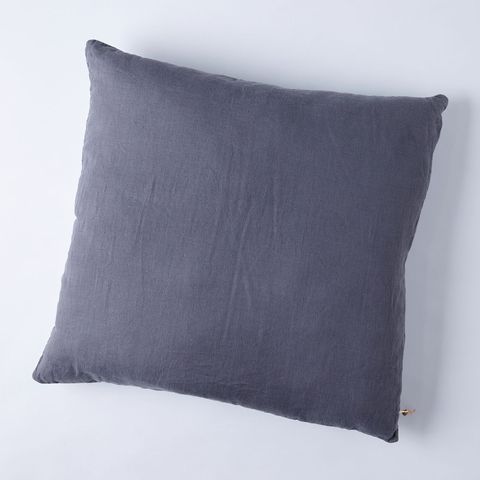 Celina Mancurti Color-Blocked Linen Floor Pillow