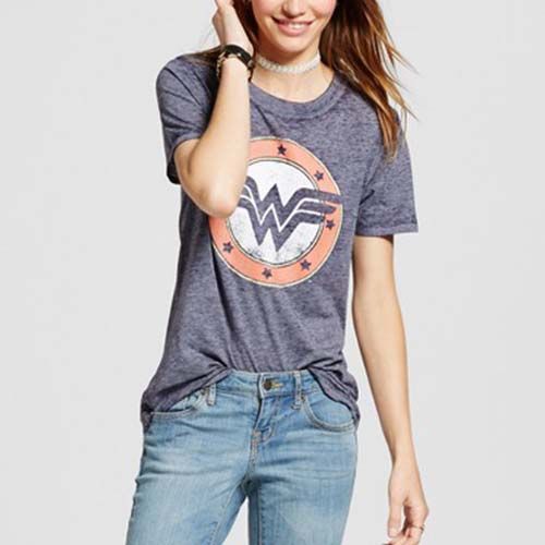 Wonder Woman Logo Lightweight Junior Sweatshirt