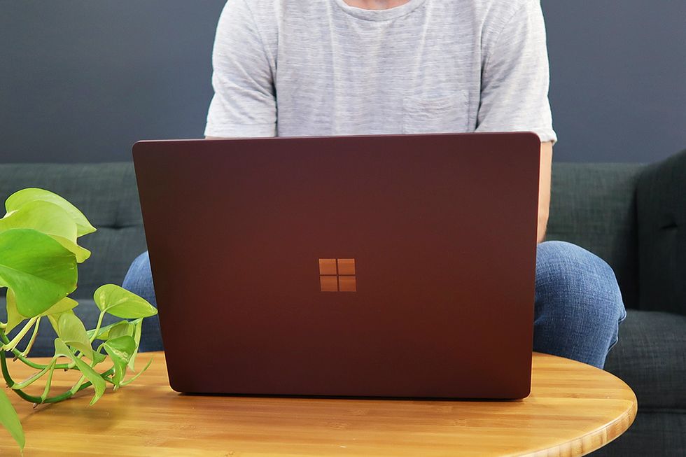 Microsoft Surface Laptop back