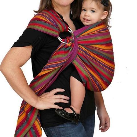 baby carrier wrap with rings