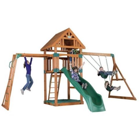 9 Best Wooden Swing Sets In 2018 Sturdy Wooden Outdoor