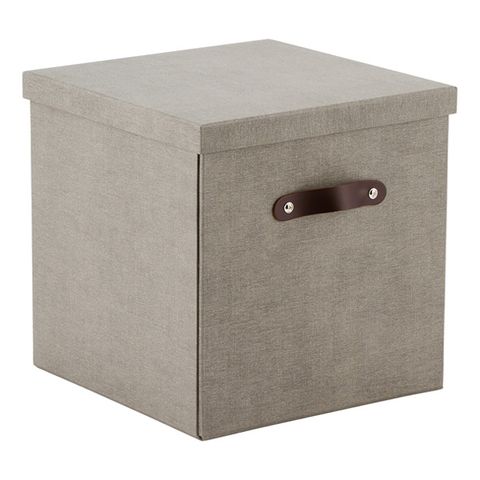 10 Decorative Fabric Storage Cubes For, Leather Storage Bin Cube