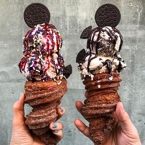 Chikalicious NYC Churro Cone Ice Cream 2017