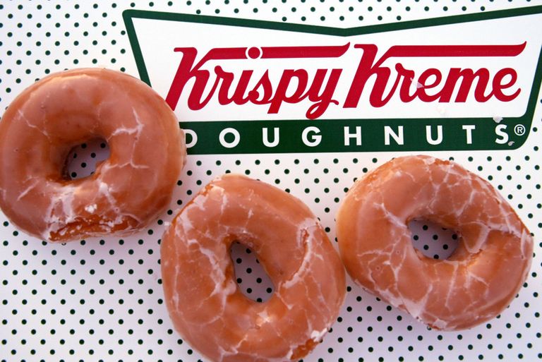 Krispy Kreme Doughnuts is celebrating its 80th birthday with $0.80 for a dozen glazed doughnuts