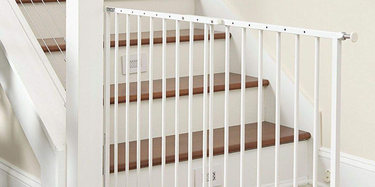 baby gate for angled openings