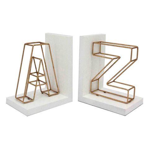 Crystal Art Gallery A to Z Bookends