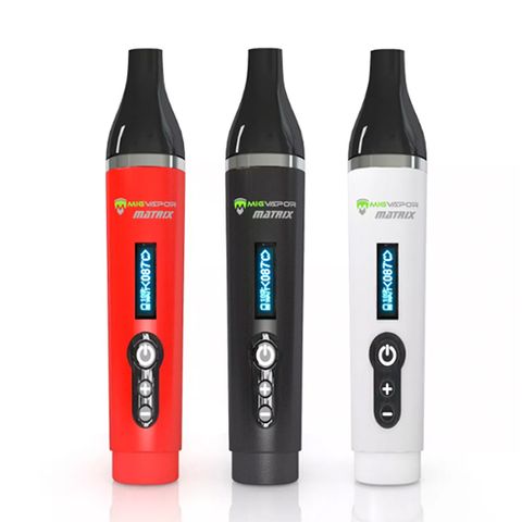 <p><strong data-redactor-tag="strong" data-verified="redactor"><em data-redactor-tag="em" data-verified="redactor">$140</em></strong>&nbsp;<a href="https://www.migvapor.com/vaporizers/matrix-dry-herb-vaporizer" target="_blank" class="slide-buy--button" data-tracking-id="recirc-text-link">BUY NOW</a></p><p><strong data-redactor-tag="strong" data-verified="redactor">Best for Dry Herbs and Concentrates</strong></p><p>The Matrix is a popular, high-powered portable vape that works with both concentrates (aka waxes or oils) and dry herbs. The temperature ranges from 300 to 435 degrees Fahrenheit, and it can be adjusted with complete precision. Vapor is smooth and rich in flavor, and the ceramic chamber can hold about 0.5 grams when packed relatively loosely. It has a fail-safe that turns the unit off after five minutes, not only to conserve battery, but also to&nbsp;keep it&nbsp;from overheating.&nbsp;</p>