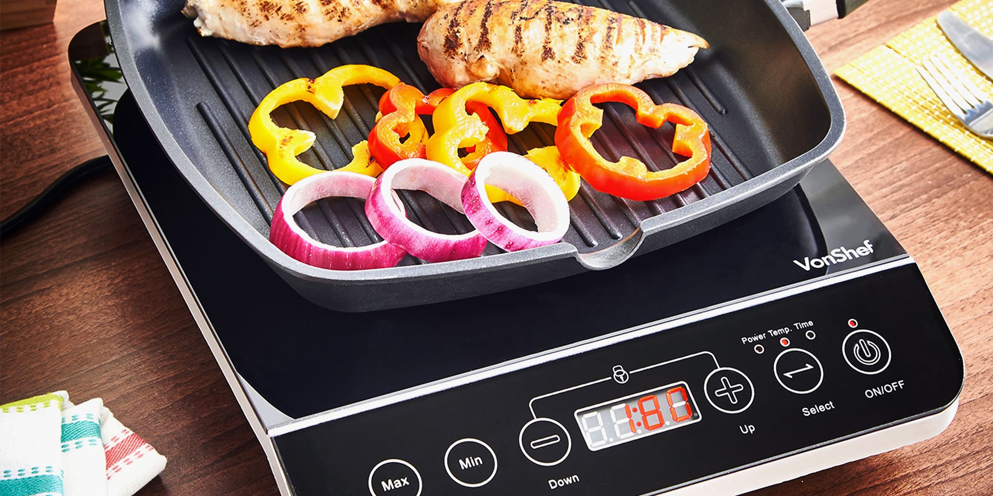 Electric Hot Plate Ring Cooker Portable Kitchen Cheap Sale Buy HP2BK Duronic