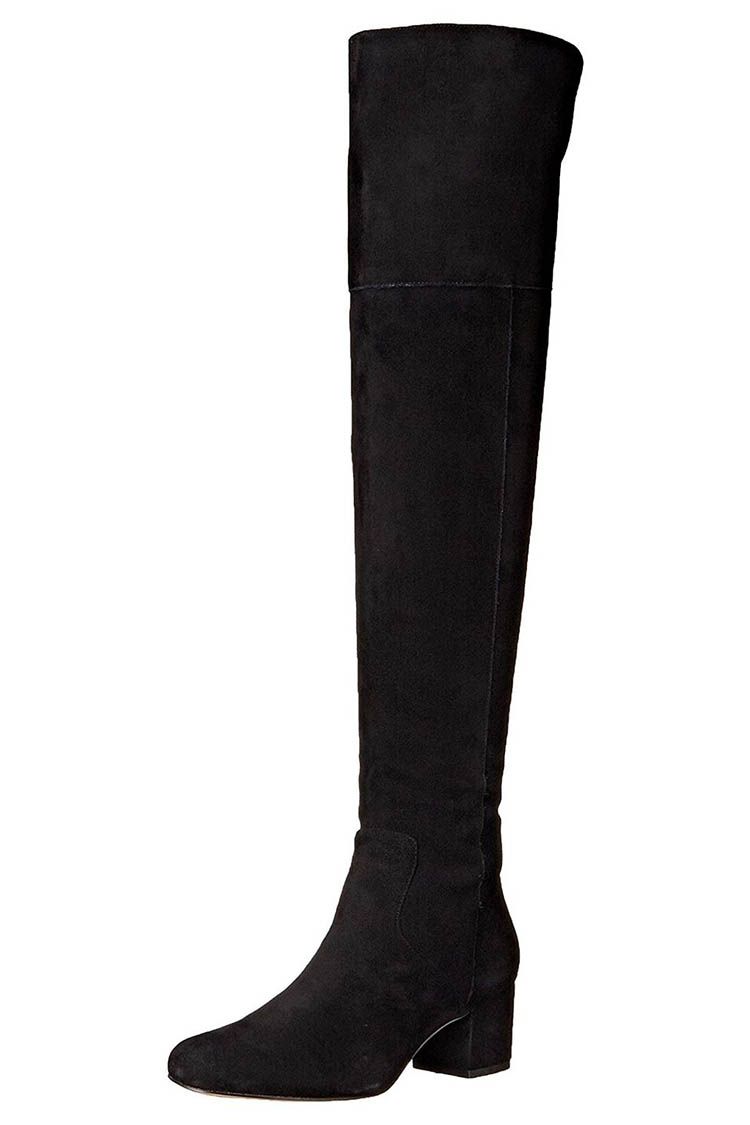 best over the knee black boots