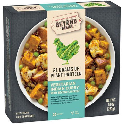 Beyond Meat Vegetarian Indian Curry with Beyond Chicken Frozen Entree