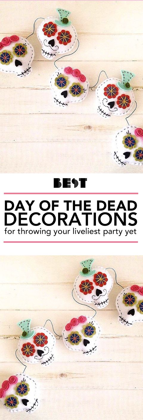 6 Best Day of the Dead Decorations for 2018 - Fun Dia de los Muertos