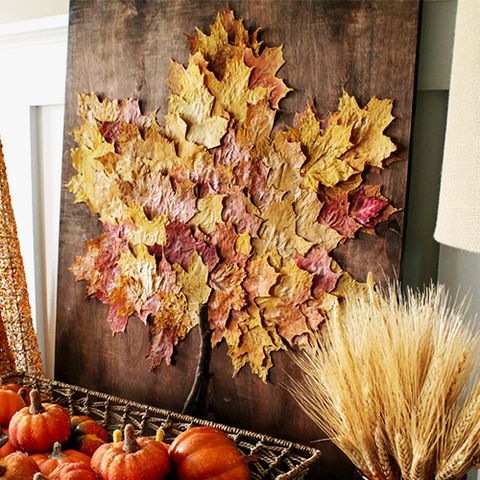 leaf-wall-art-thanksgiving-crafts