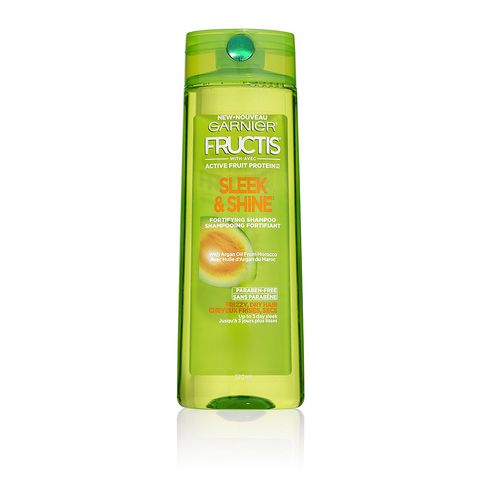<p><strong data-redactor-tag="strong"><em data-redactor-tag="em">$4</em> <a href="https://www.target.com/p/garnier-174-fructis-174-with-active-fruit-protein-153-sleek-shine-fortifying-shampoo-with-argan-oil-from-morocco-12-5oz/-/A-51850449" target="_blank" class="slide-buy--button">BUY NOW</a></strong><br></p><p>This frizz-fighting shampoo was tested in 97% humidity conditions. Need we say more? OK, one more thing: The argan oil-infused formula helps smooth the hair cuticle, resulting in sleeker hair that's less prone to frizzing.</p>