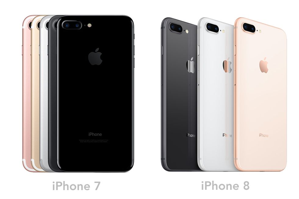 iphone 7 and iphone 8 colors