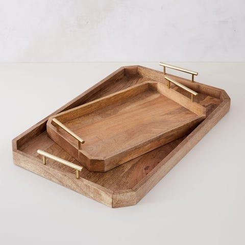 11 Best Ottoman Trays Of 2018 Stylish Serving For Your West Elm Deco Handle Trays