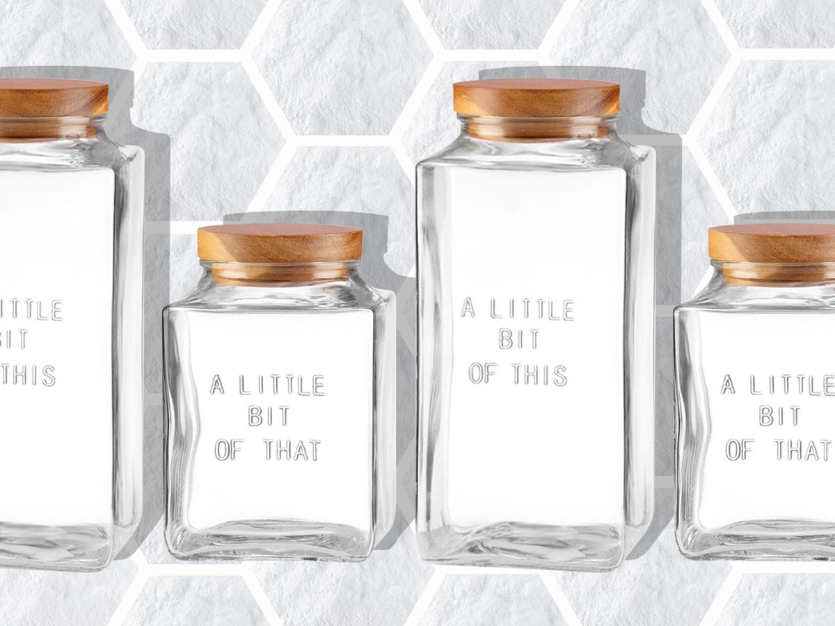 10 Chic Glass Canisters for Your Kitchen - Best Glass Jars to Buy in 2018