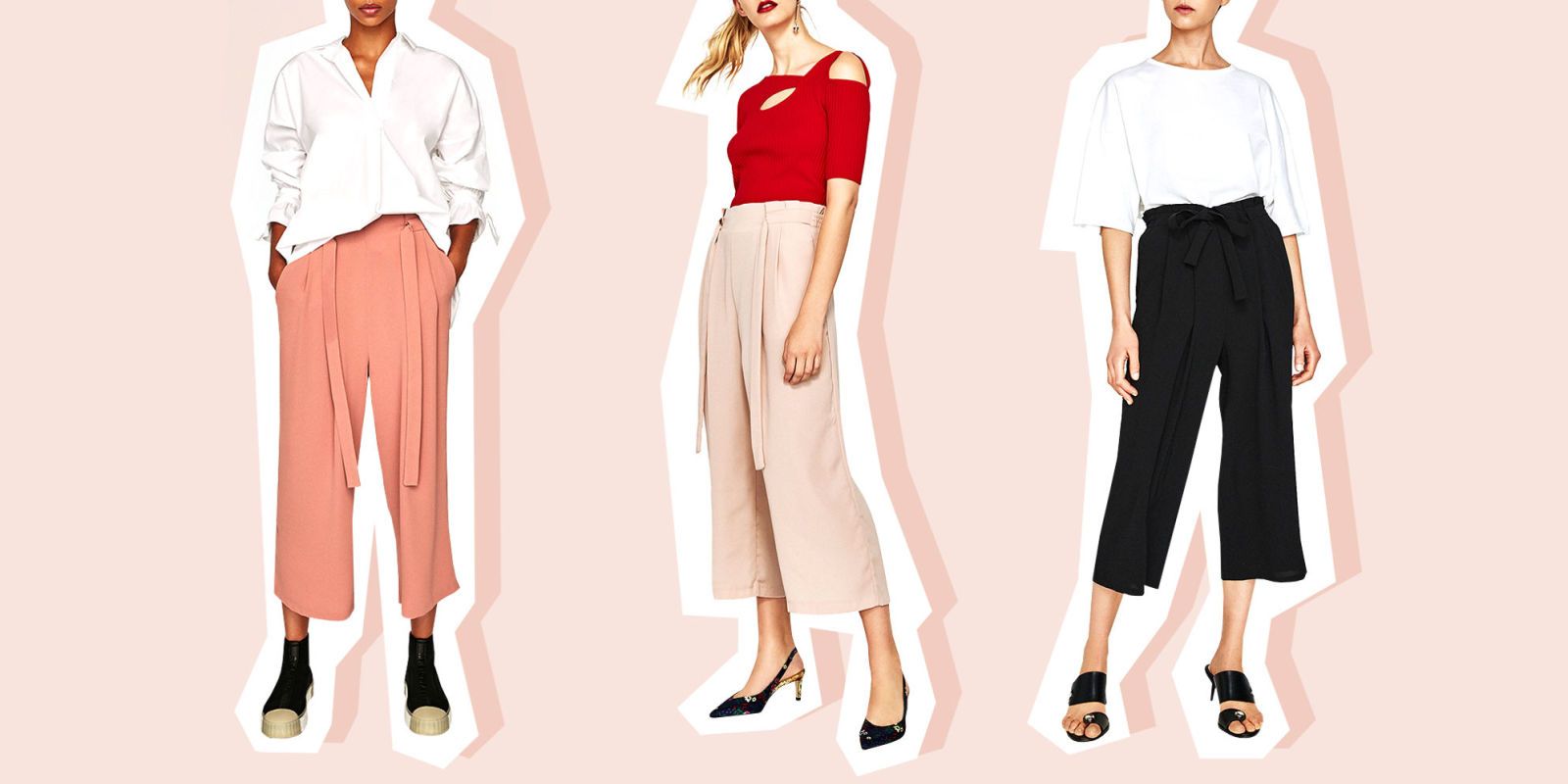 Trendy pants for hot sale ladies 2018